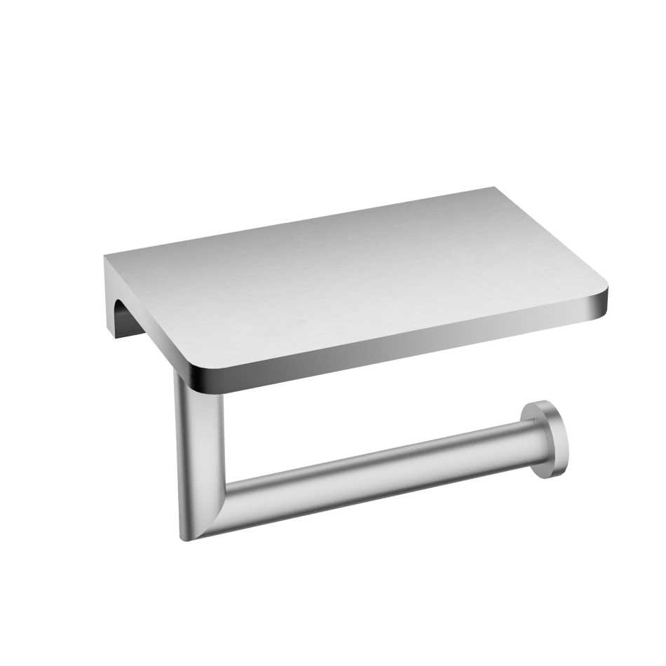 EMPORIA 5090N UCHWYT NA&nbsp;PAPIER TOALETOWY Z&nbsp;PÓŁKĄ NA&nbsp;TELEFON , NIKIEL SZCZOTKOWANY