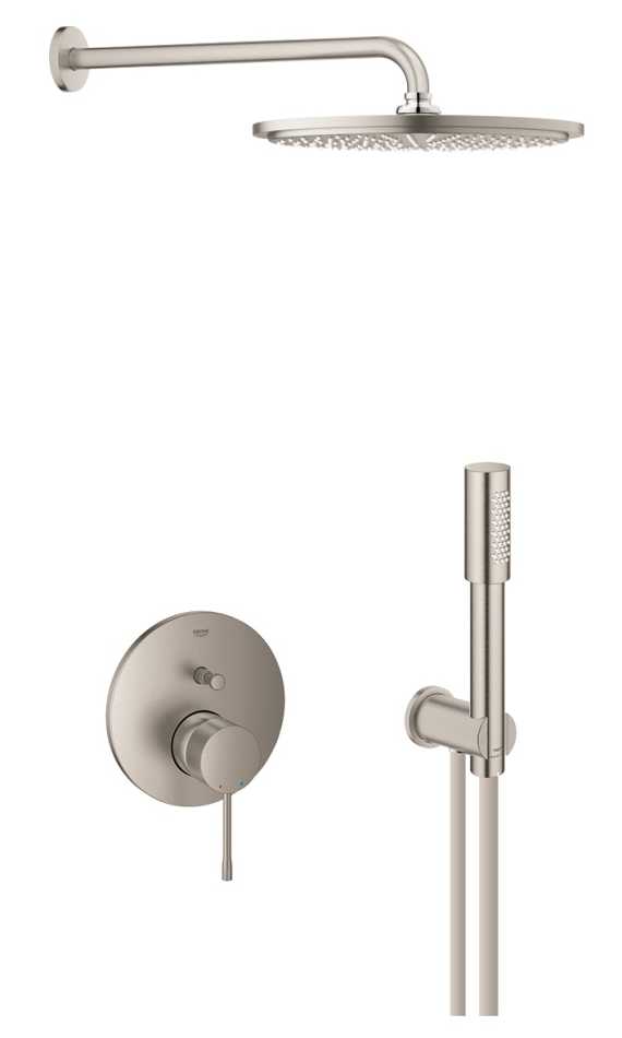 GROHE ESSENCE PGC-13.2 ZESTAW PRYSZNICOWY , STAL NIERDZEWNA