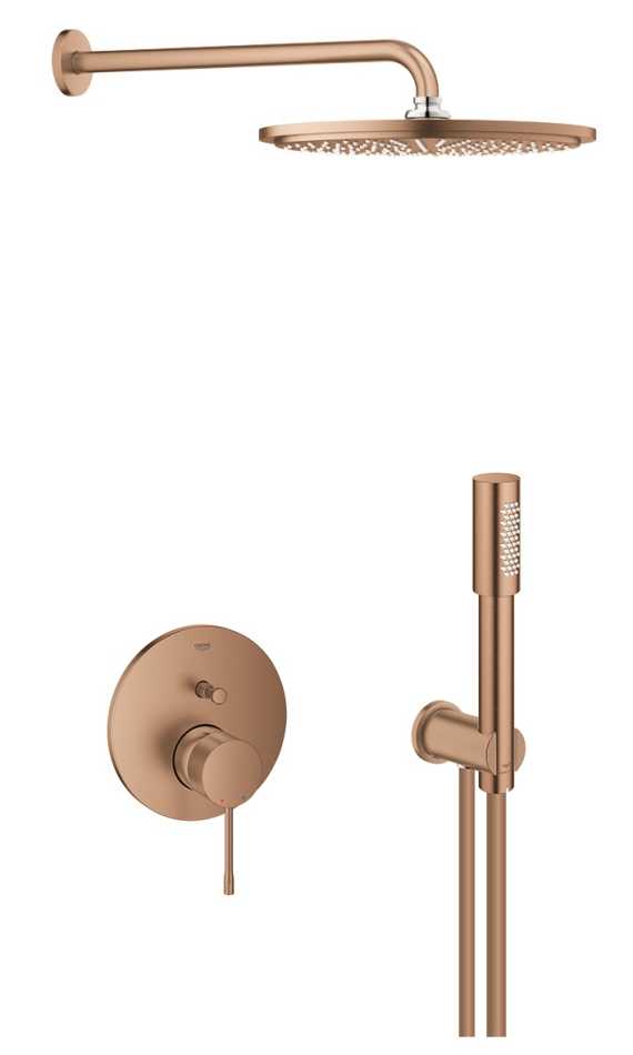 GROHE ESSENCE PGC-4.5 ZESTAW PRYSZNICOWY , BRUSHED WARM SUNSET