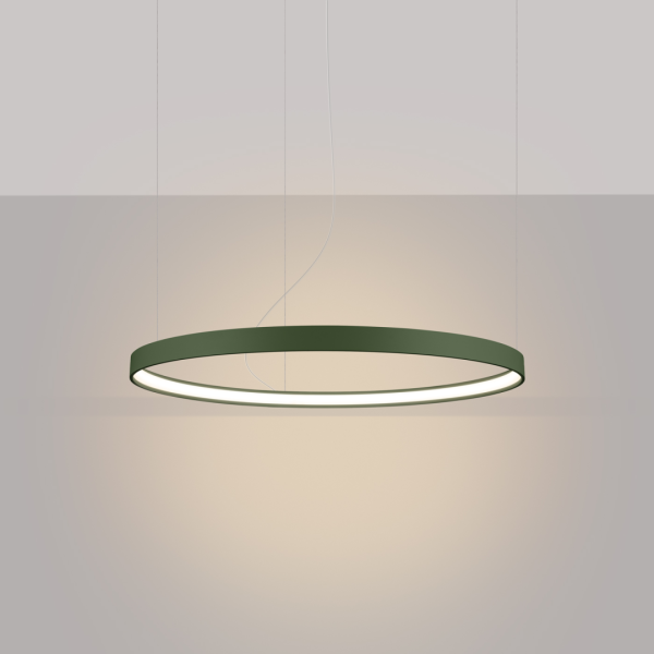 THORO LAMPA WISZĄCA TH.374 RIO 78cm 3000K 4370lm ZIELONA OLIWKA