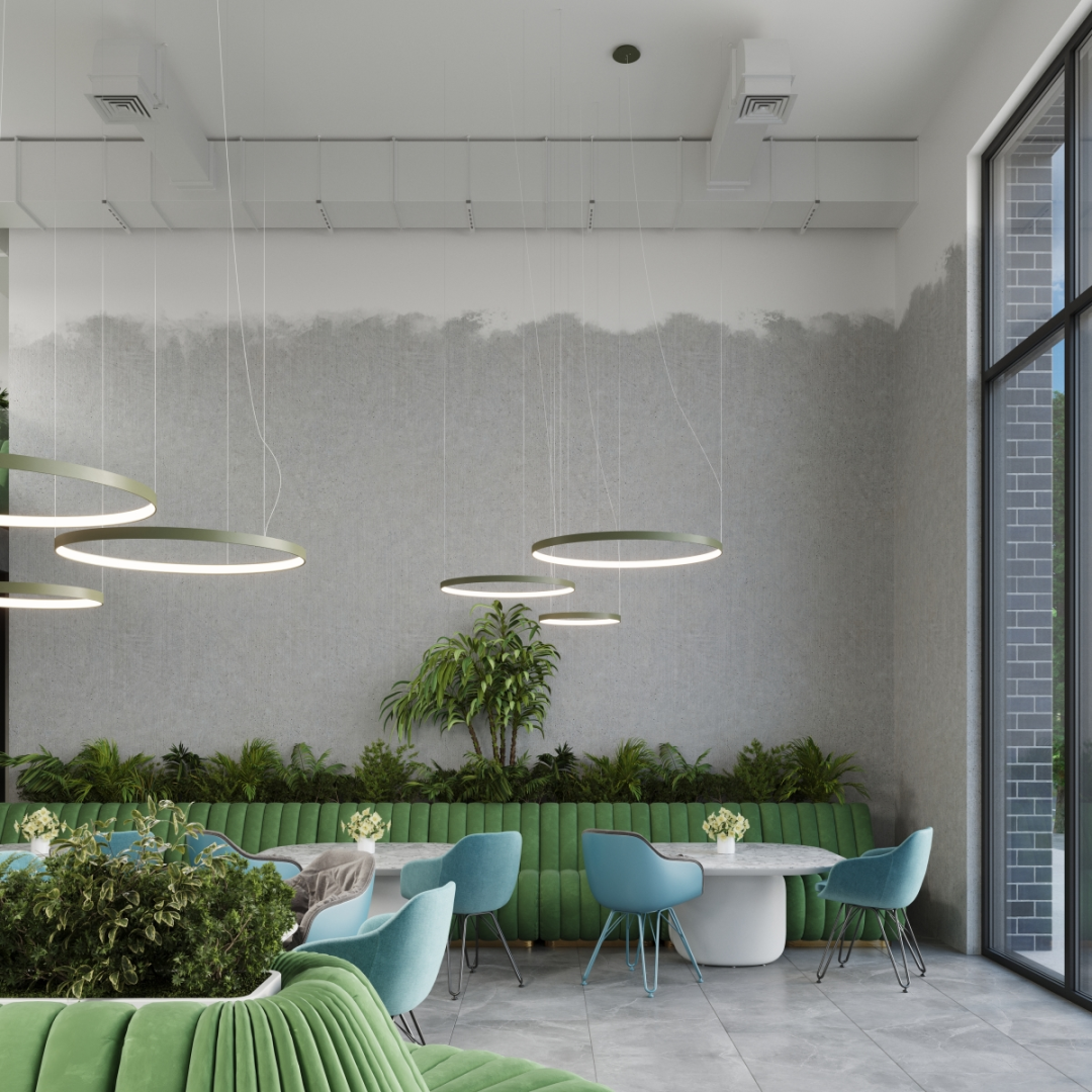 THORO LAMPA WISZĄCA TH.374 RIO 78cm 3000K 4370lm ZIELONA OLIWKA