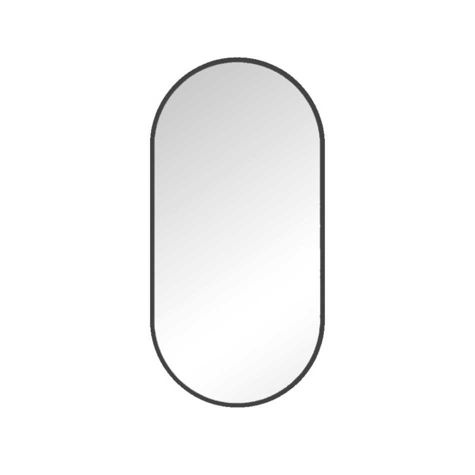 EMPORIA VIRGO 500-1000-MB-LED-NEW LUSTRO 50X100 CM&nbsp;, RAMA ALUMINIUM , CZARNY MAT