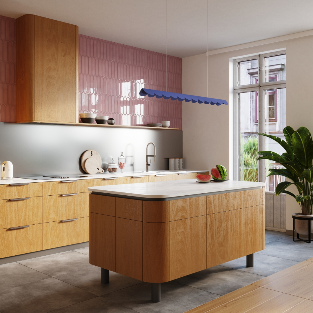 THORO LAMPA WISZĄCA TH.536 BISCUIT 131cm 3000K KOLOR ULTRAMARYNA