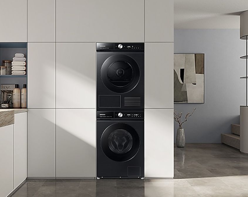 SAMSUNG BESPOKE AI™ WW11DB8B95GBU4 PRALKA Z&nbsp;FUNKCJĄ QUICKDRIVE™ 11 KG CZARNA