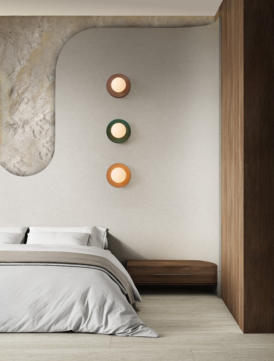 NOVA LUCE KINKIET 9009214 ORBIQUE 16cm KOLOR MOKKA