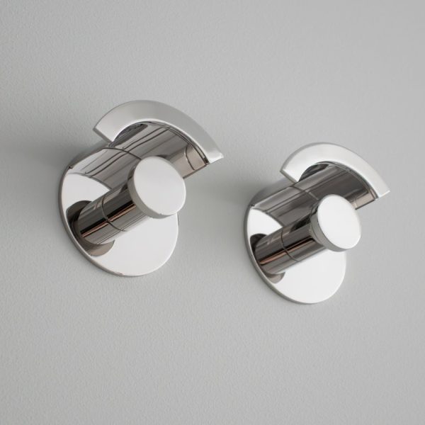 CEA DESIGN LUTEZIA LTZ115S HACZYKI 2 SZT. , STAL NIERDZEWNA SATYNA