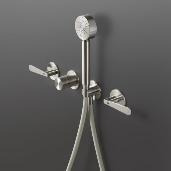 CEA DESIGN LUTEZIA LTZ31S BATERIA PRYSZNICOWA TERMOSTATYCZNA , PODTYNKOWA , STAL NIERDZEWNA SATYNA