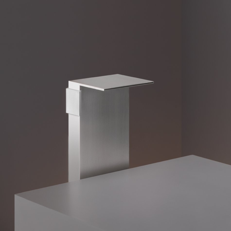 CEA DESIGN REGOLO REG08S BATERIA UMYWALKOWA WOLNOSTOJĄCA , PROGRESYWNA , WYLEWKA KASKADOWA , STAL NIERDZEWNA SATYNA