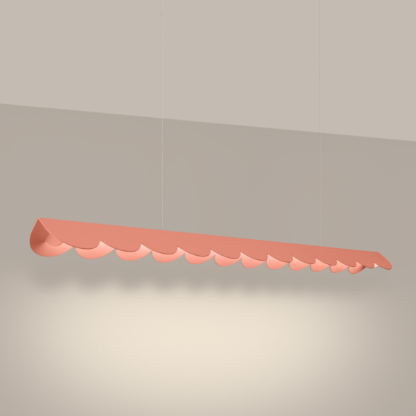 THORO LAMPA WISZĄCA TH.563 BISCUIT 131cm LED 3000K KOLOR BRZOSKWINIOWY