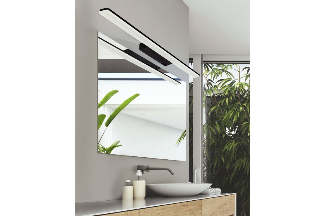 AZZARDO KINKIET ŁAZIENKOWY AZ3347 EPSILON 60cm BK&nbsp;IP44 3000K KOLOR CZARNY