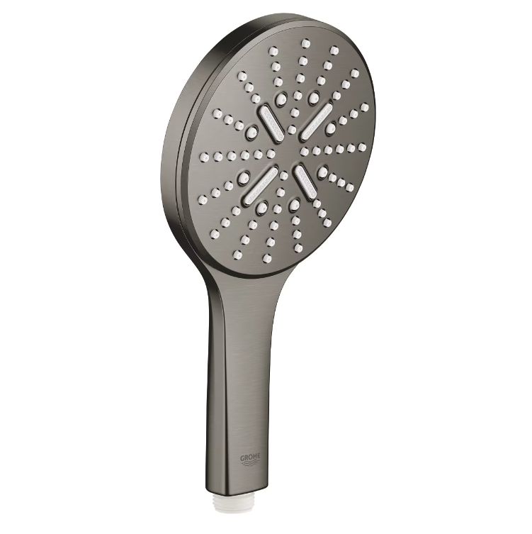 GROHE RAINSHOWER SMARTACTIVE 130 26574AL0 SŁUCHAWKA PRYSZNICOWA 3-STRUMIENIOWA, BRUSHED HARD GRAPHITE