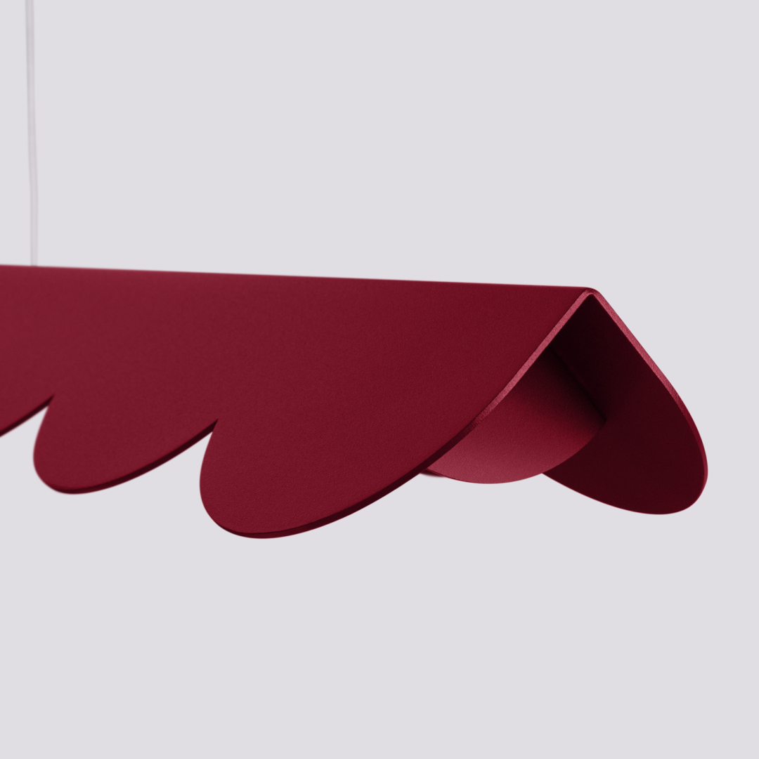 THORO LAMPA WISZĄCA TH.560 BISCUIT 131cm LED 3000K KOLOR BURGUND