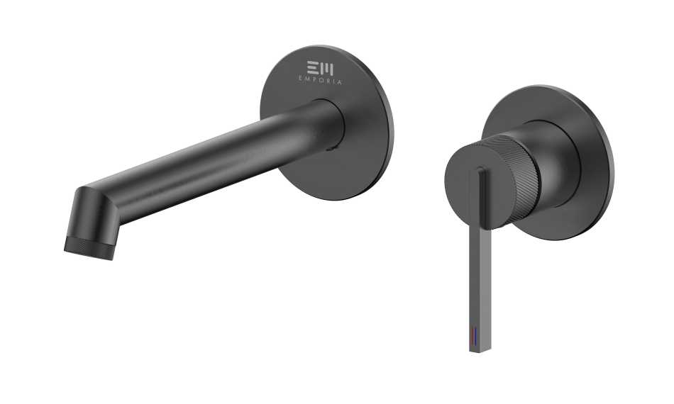 EMPORIA ORI 08012BN BATERIA UMYWALKOWA PODTYNKOWA , 2 ROZETY , Z&nbsp;BOXEM , GUN METAL