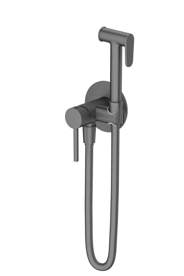 EMPORIA FLY 03021BN ZESTAW BIDETTA ŚCIENNA , GUN METAL