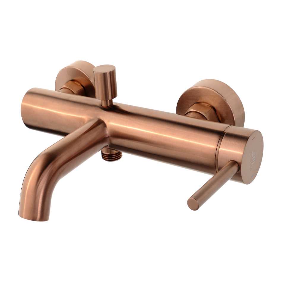 EMPORIA FLY 03030BRG BATERIA WANNOWA BEZ&nbsp;ZESTAWU PRYSZNICOWEGO , MIEDŹ SZCZOTKOWANA