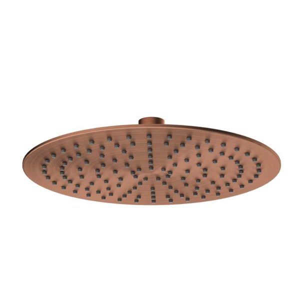 EMPORIA 04062BRG DESZCZOWNICA OKRĄGŁA 254 MM , MIEDŹ SZCZOTKOWANA