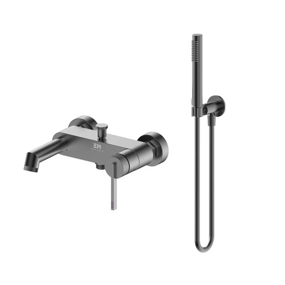 EMPORIA ORI29BN ZESTAW BATERIA WANNOWA Z&nbsp;ZESTAWEM PRYSZNICOWYM , GUN METAL