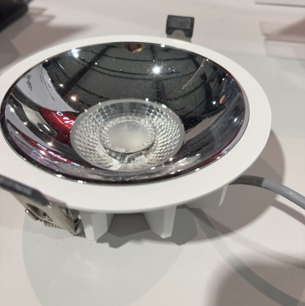 OUTLET: AQFORM LAMPA PODTYNKOWA SIRCA 37989-M940-WW-00-13 14 LED M940 53° BIAŁY, ODBŁYŚNIK CHROM