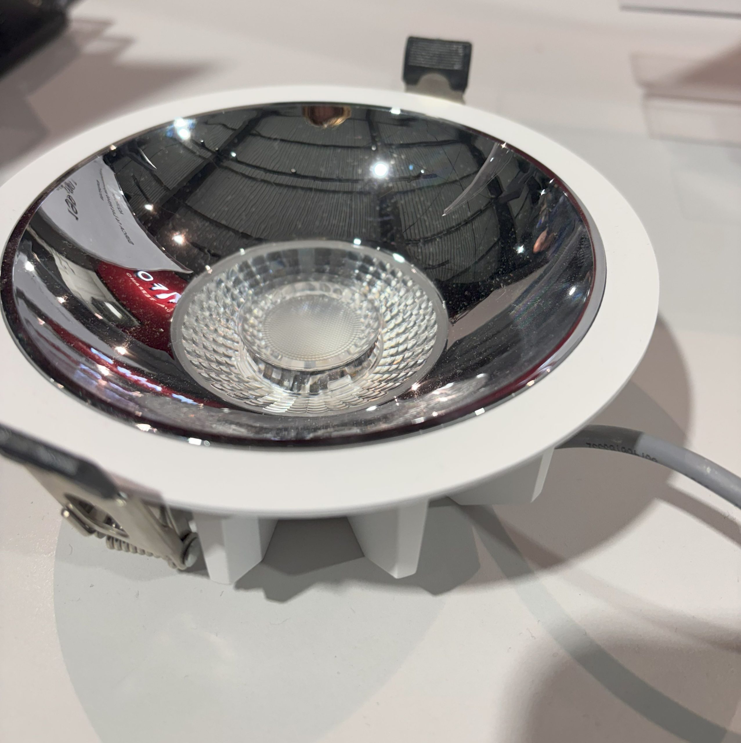 OUTLET: AQFORM LAMPA PODTYNKOWA SIRCA 37989-M940-WW-00-13 14 LED M940 53° BIAŁY, ODBŁYŚNIK CHROM