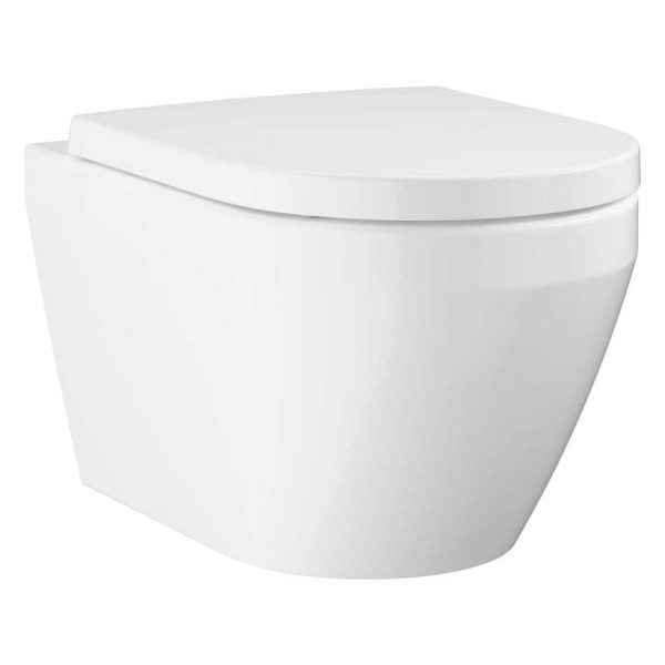 GROHE EURO 2.0 102510SH00 ZESTAW: MISKA WC 54X36,5 + DESKA WC WOLNOOPADAJĄCA , BIEL ALPEJSKA