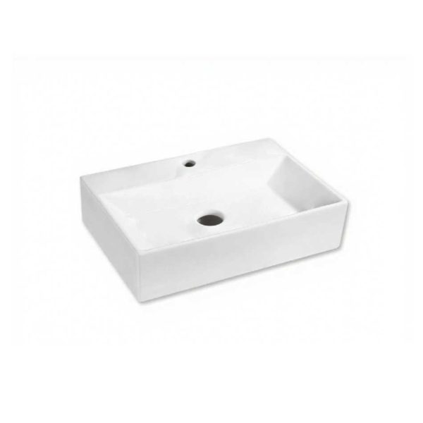 EMPORIA MARO 51 8469-1 UMYWALKA Z&nbsp;OTWOREM NA&nbsp;BATERIĘ 51X36X13 , BIAŁY