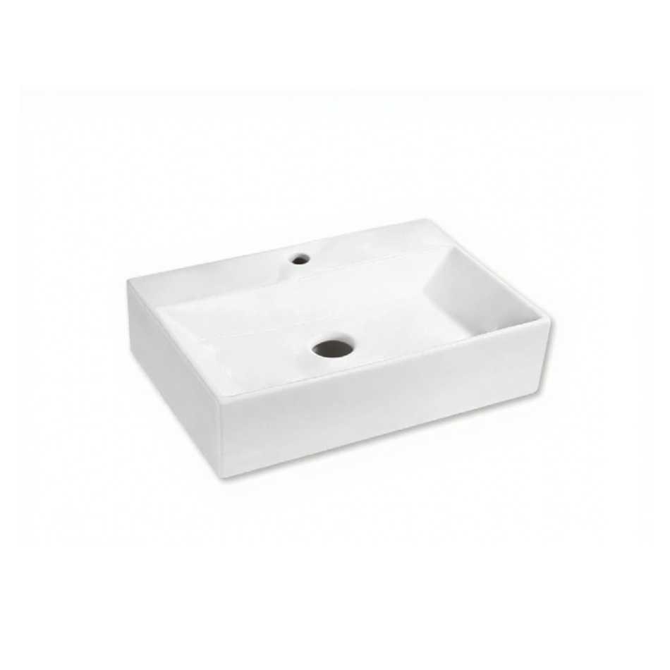 EMPORIA MARO 51 8469-1 UMYWALKA Z&nbsp;OTWOREM NA&nbsp;BATERIĘ 51X36X13 , BIAŁY