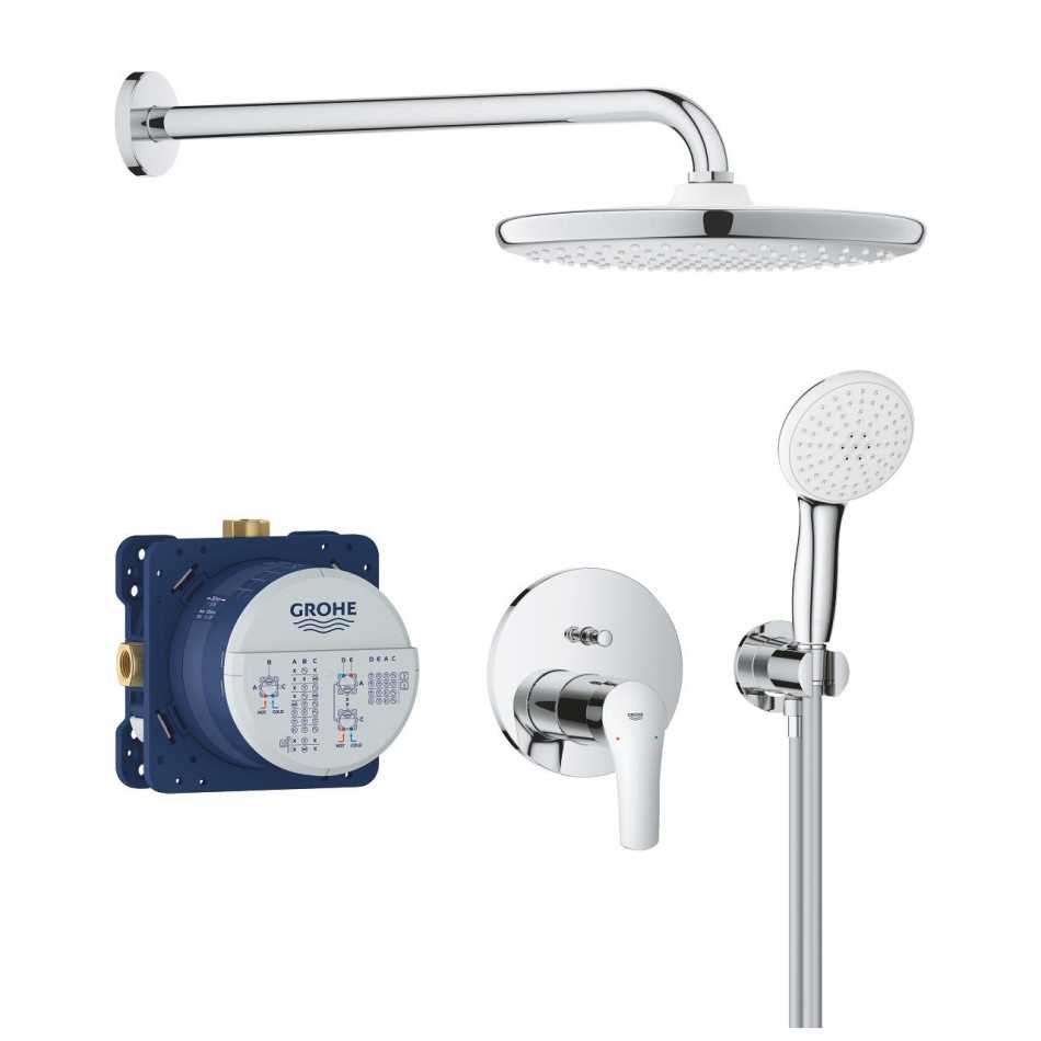 GROHE EUROSMART 25288000 ZESTAW PRYSZNICOWY PODTYNKOWY , CHROM