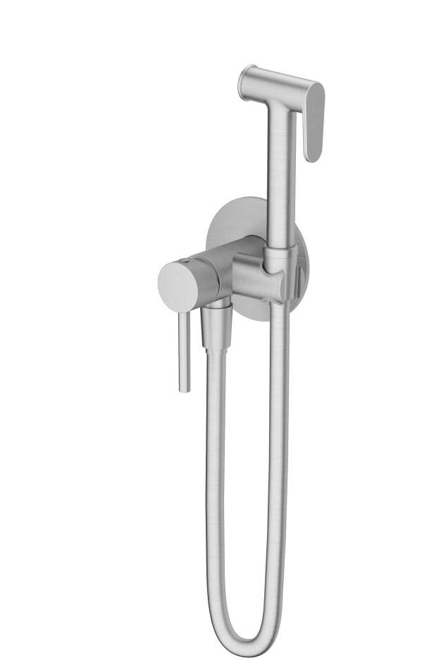 EMPORIA FLY 03021N ZESTAW BIDETTA ŚCIENNA , NIKIEL SZCZOTKOWANY