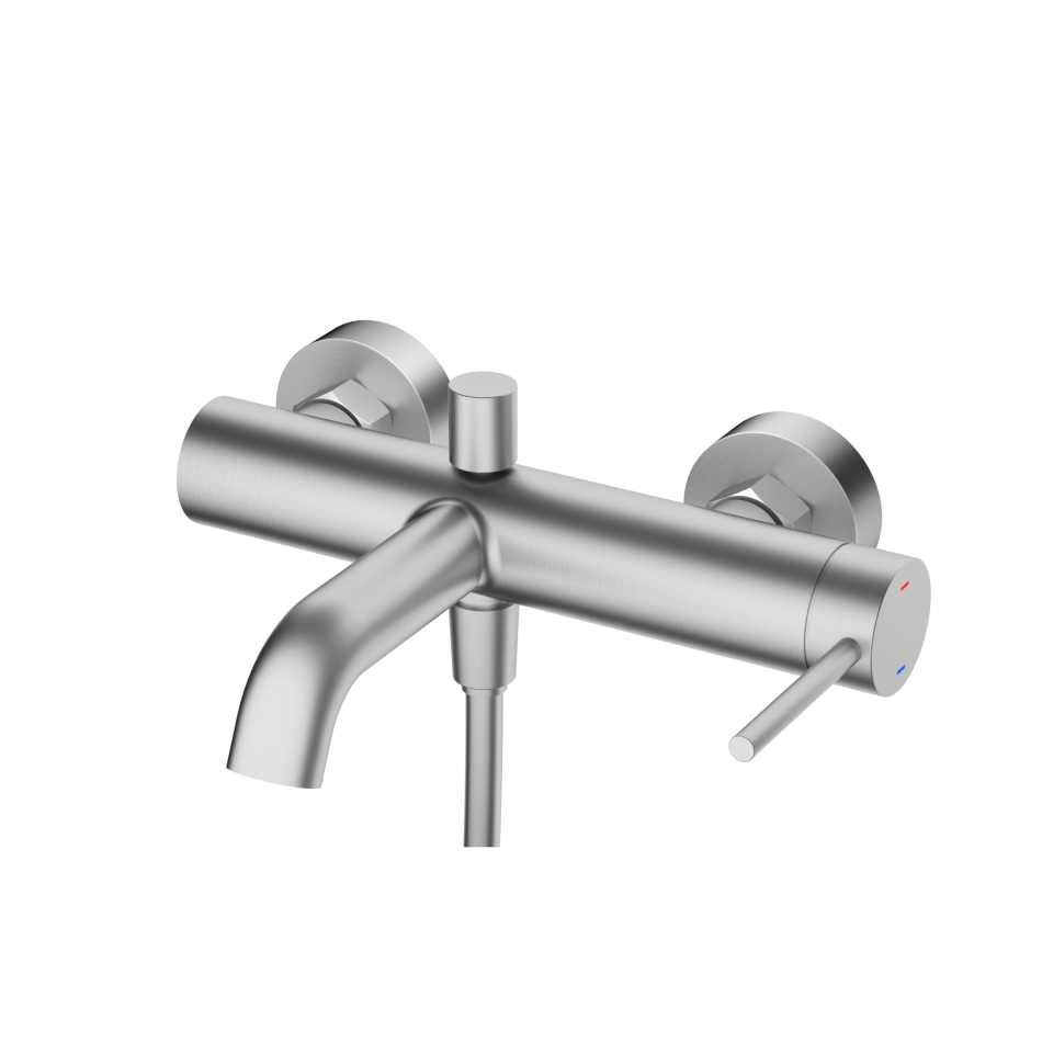 EMPORIA FLY 03030N BATERIA WANNOWA BEZ&nbsp;ZESTAWU PRYSZNICOWEGO , NIKIEL SZCZOTKOWANY